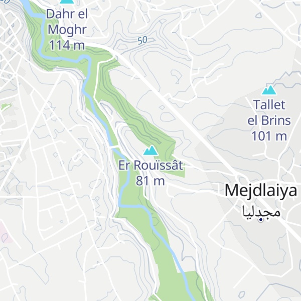 Map of Er Rouïssât