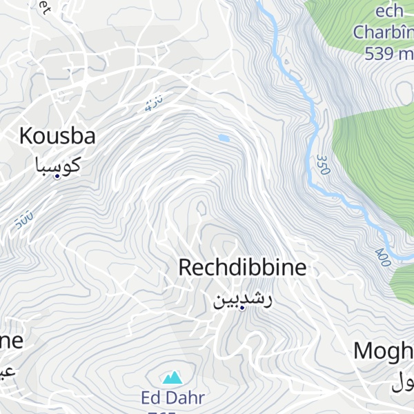 Map of Dahret er Râmié