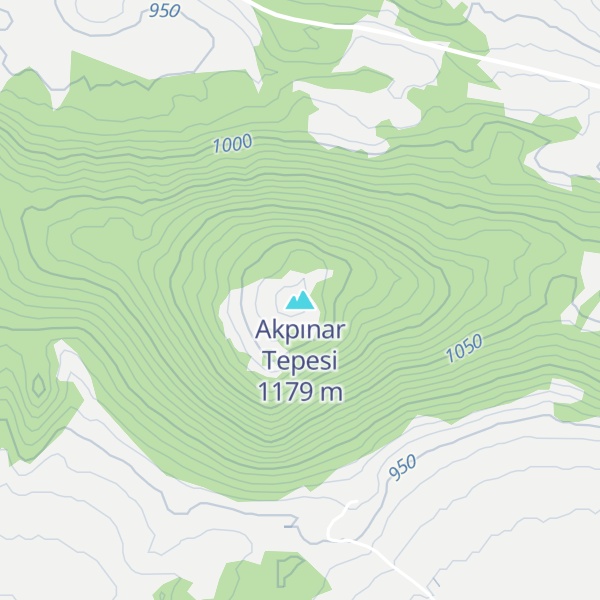 Map of Akpınar Tepesi