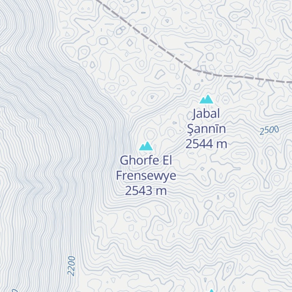 Map of Ghorfe El Frensewye