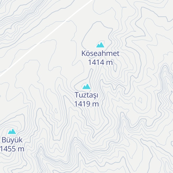 Map of Tuztaşı