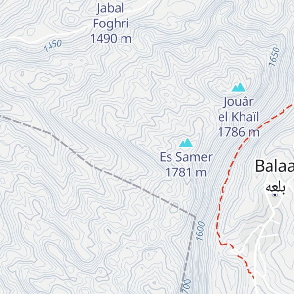 Map of Jabal Doûma