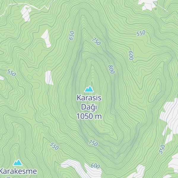 Map of Karasis Dağı