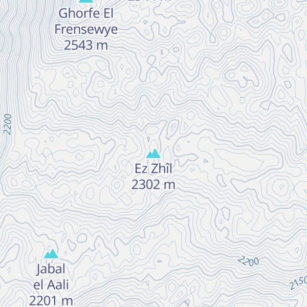 Map of Ez Zhîl