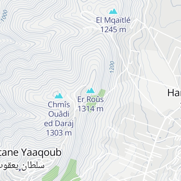 Map of Er Roûs