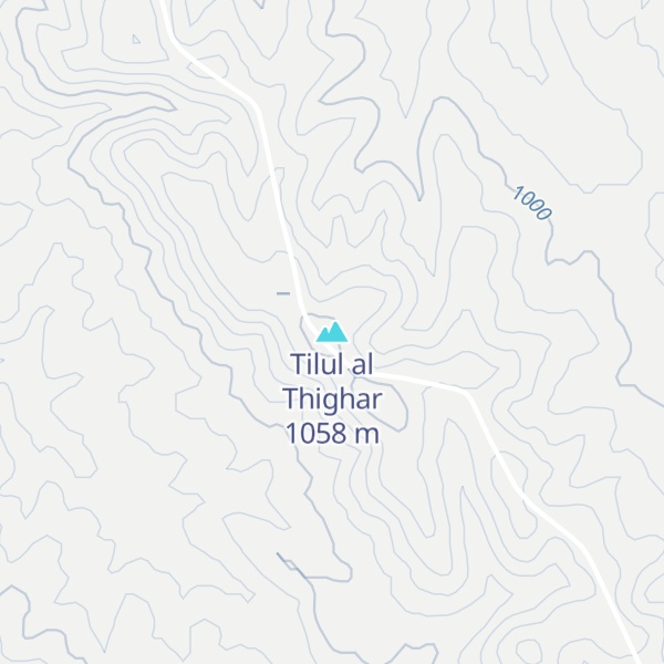 Map of Tilul al Thighar