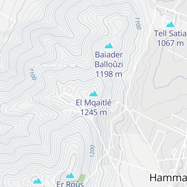 Map of El Mqaïtlé