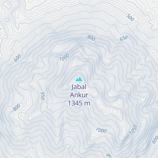 Map of Jabal Ankur