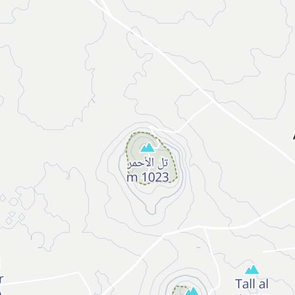Map of تل الأحمر