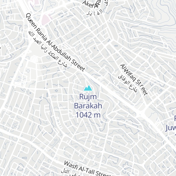 Map of Rujm Barakah