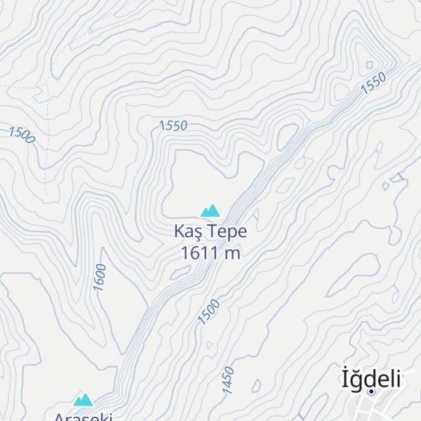 Map of Kaş Tepe