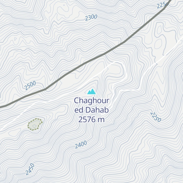Map of Chaghour ed Dahab
