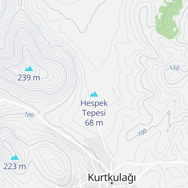 Map of Hespek Tepesi