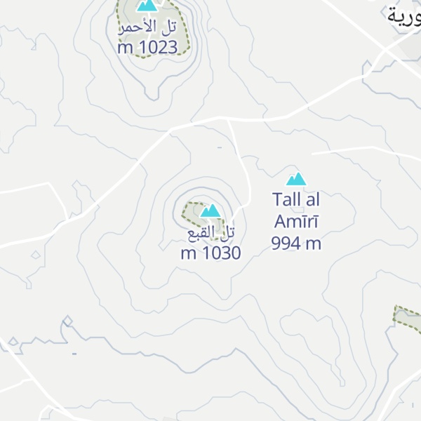 Map of تل القبع