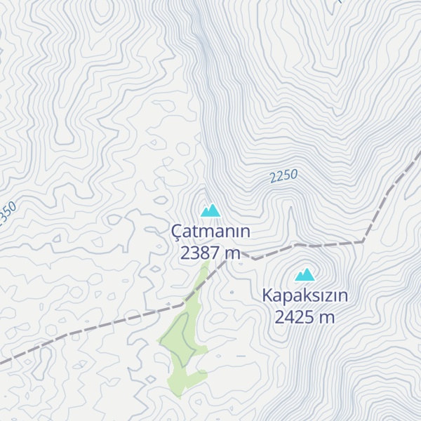 Map of Çatmanın