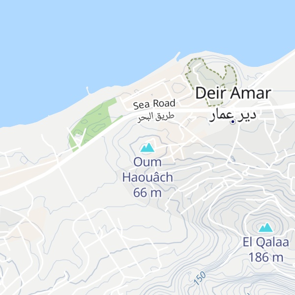 Map of Oum Haouâch