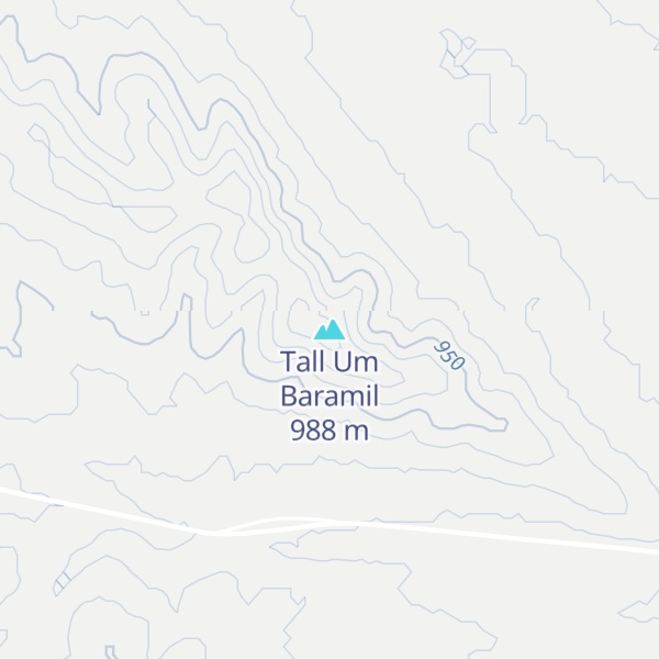 Map of Tall Um Baramil