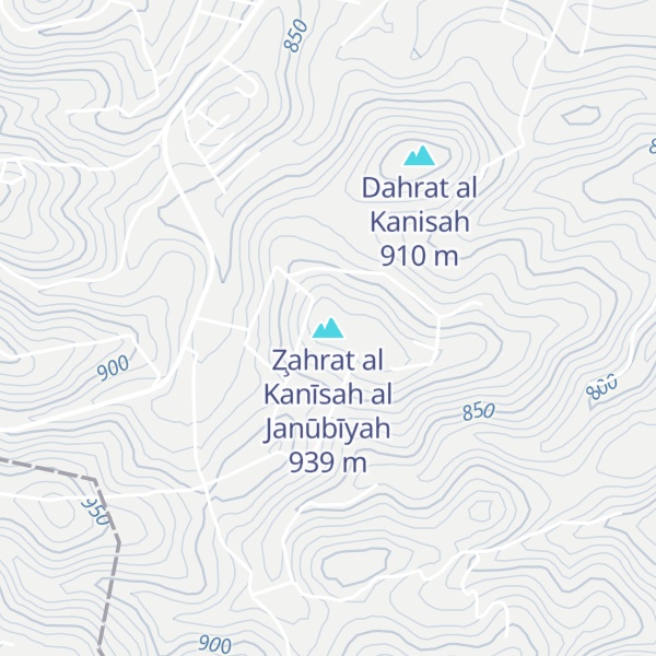 Map of Z̧ahrat al Kanīsah al Janūbīyah