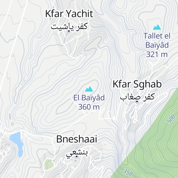 Map of El Baïyâd