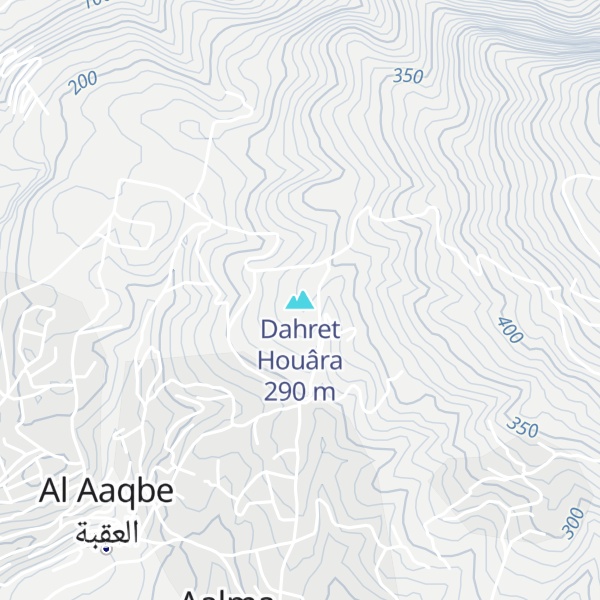 Map of Dahret Houâra