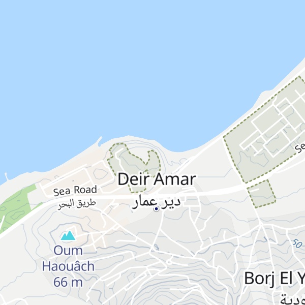 Map of Tallet Bourj Abou Aadas