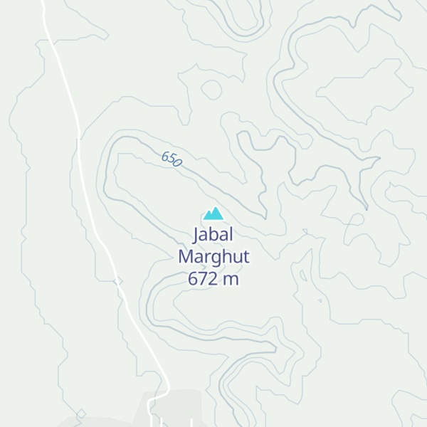 Map of Jabal Marghut