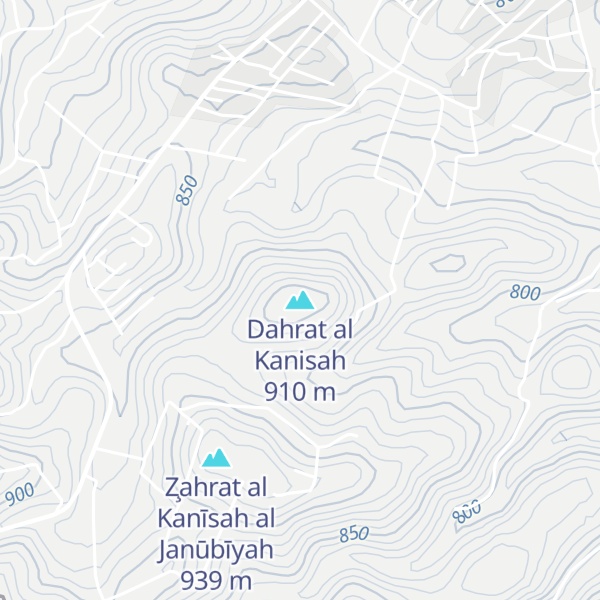 Map of Dahrat al Kanisah