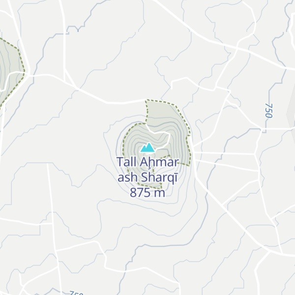Map of Tall Aḩmar ash Sharqī