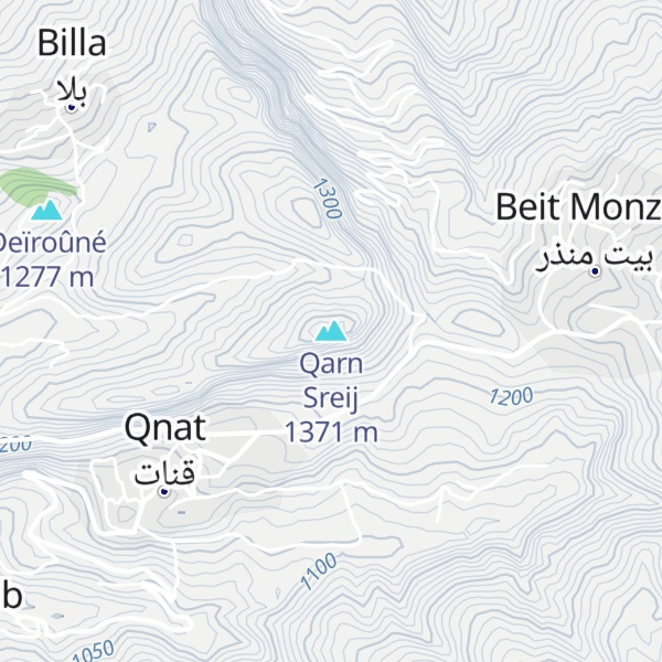 Map of Qarn Sreij