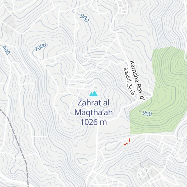 Map of Z̧ahrat al Maqtha‘ah