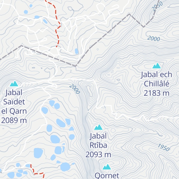 Map of Tallet Tim Rtîba
