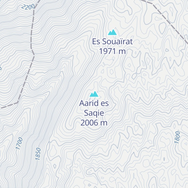 Map of Aarid es Saqie