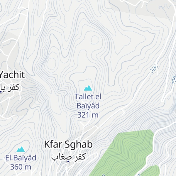 Map of Tallet el Baïyâd
