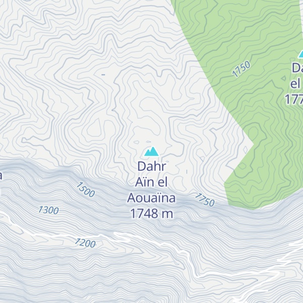 Map of Dahr Aïn el Aouaïna