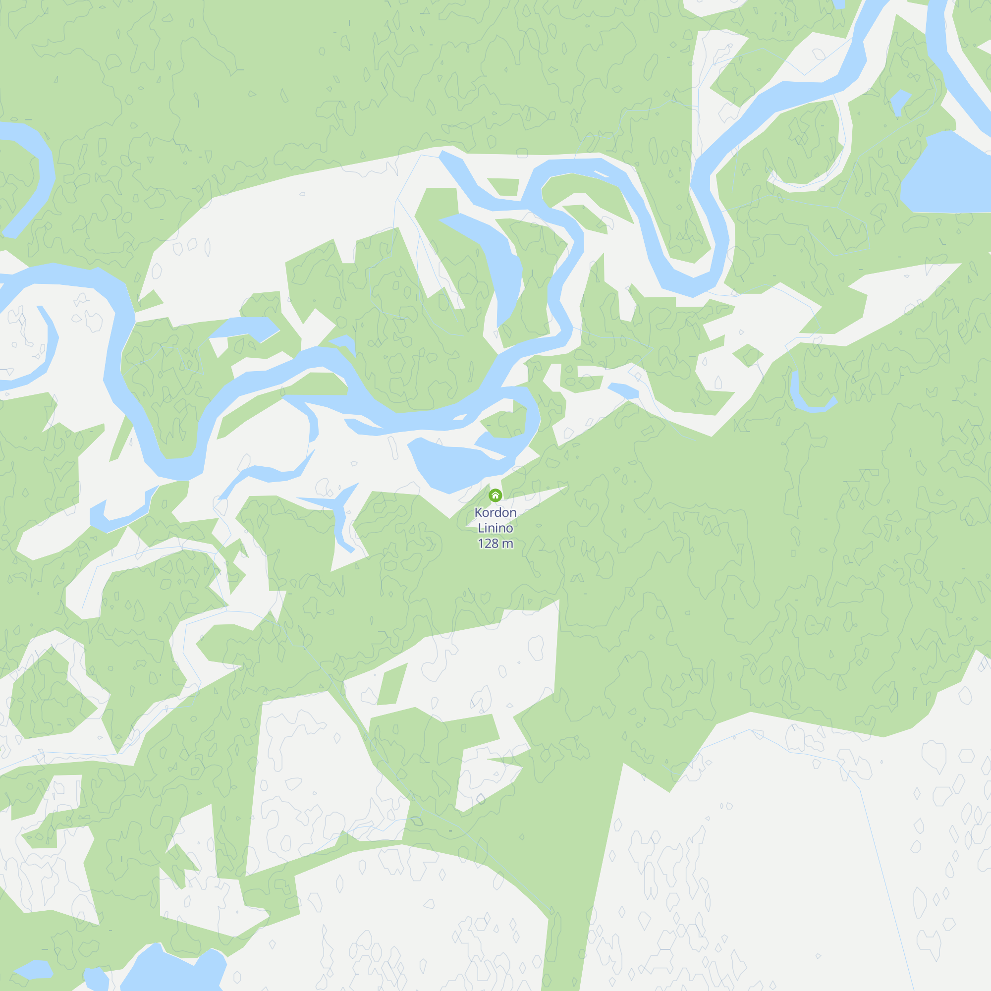Kordon Linino map
