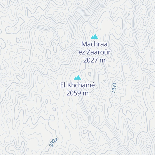Map of El Khchaïné