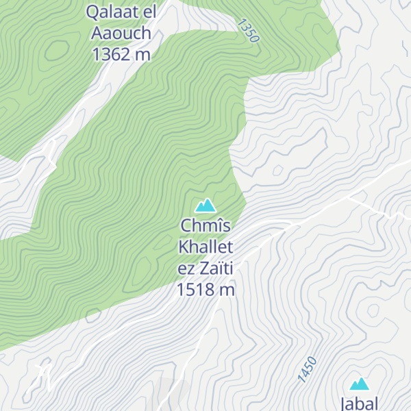 Map of Chmîs Khallet ez Zaïti