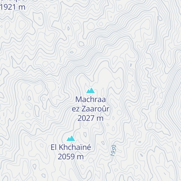 Map of Machraa ez Zaaroûr