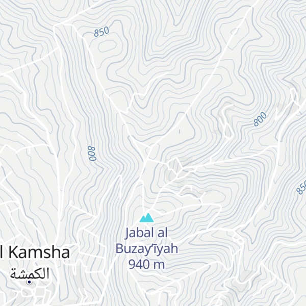 Map of Jebel al Bizeiiya