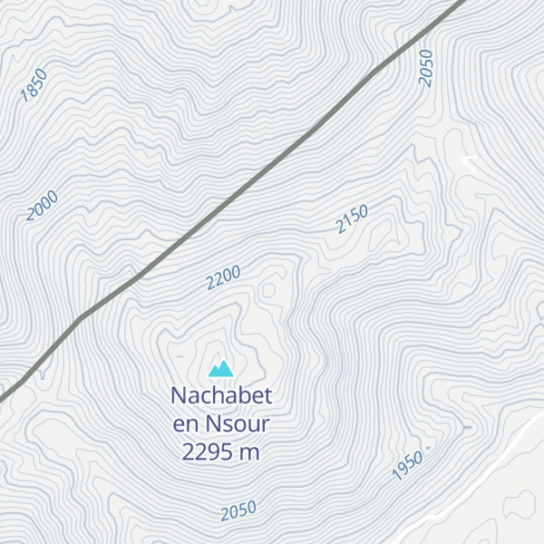 Map of Jabal al Kharshunah
