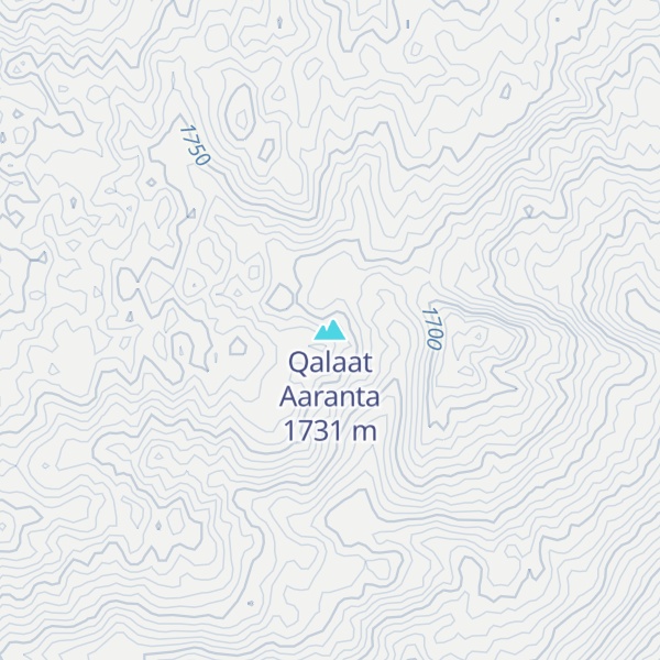 Map of Qalaat Aaranta