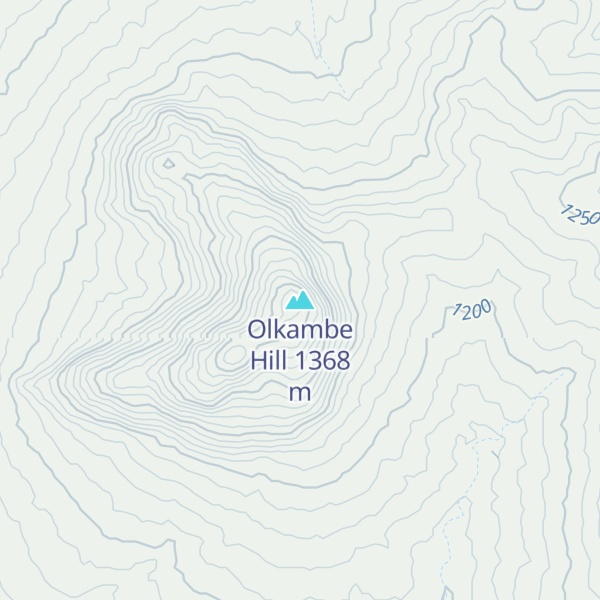 Map of Olkambe Hill