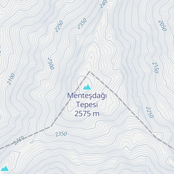 Map of Menteşdağı Tepesi