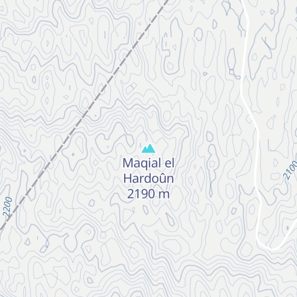 Map of Maqial el Hardoûn