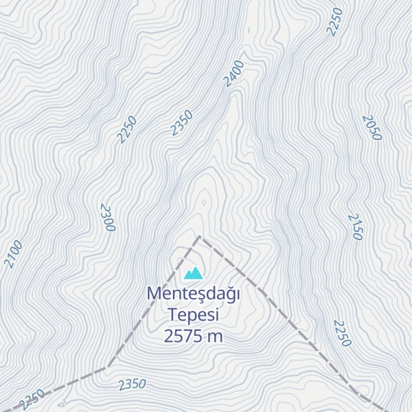 Map of Badı Dağı
