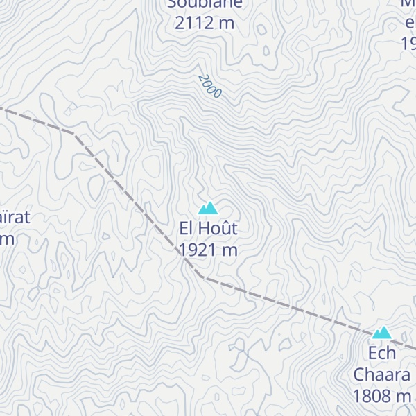 Map of El Hoût