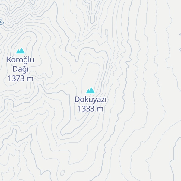 Map of Dokuyazı