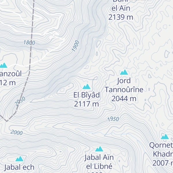 Map of El Bîyâd
