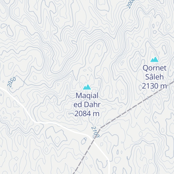 Map of Maqial ed Dahr