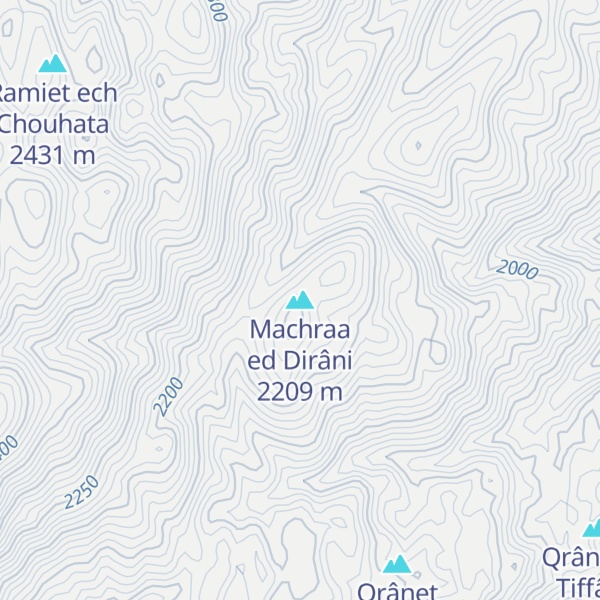 Map of Machraa ed Dirâni